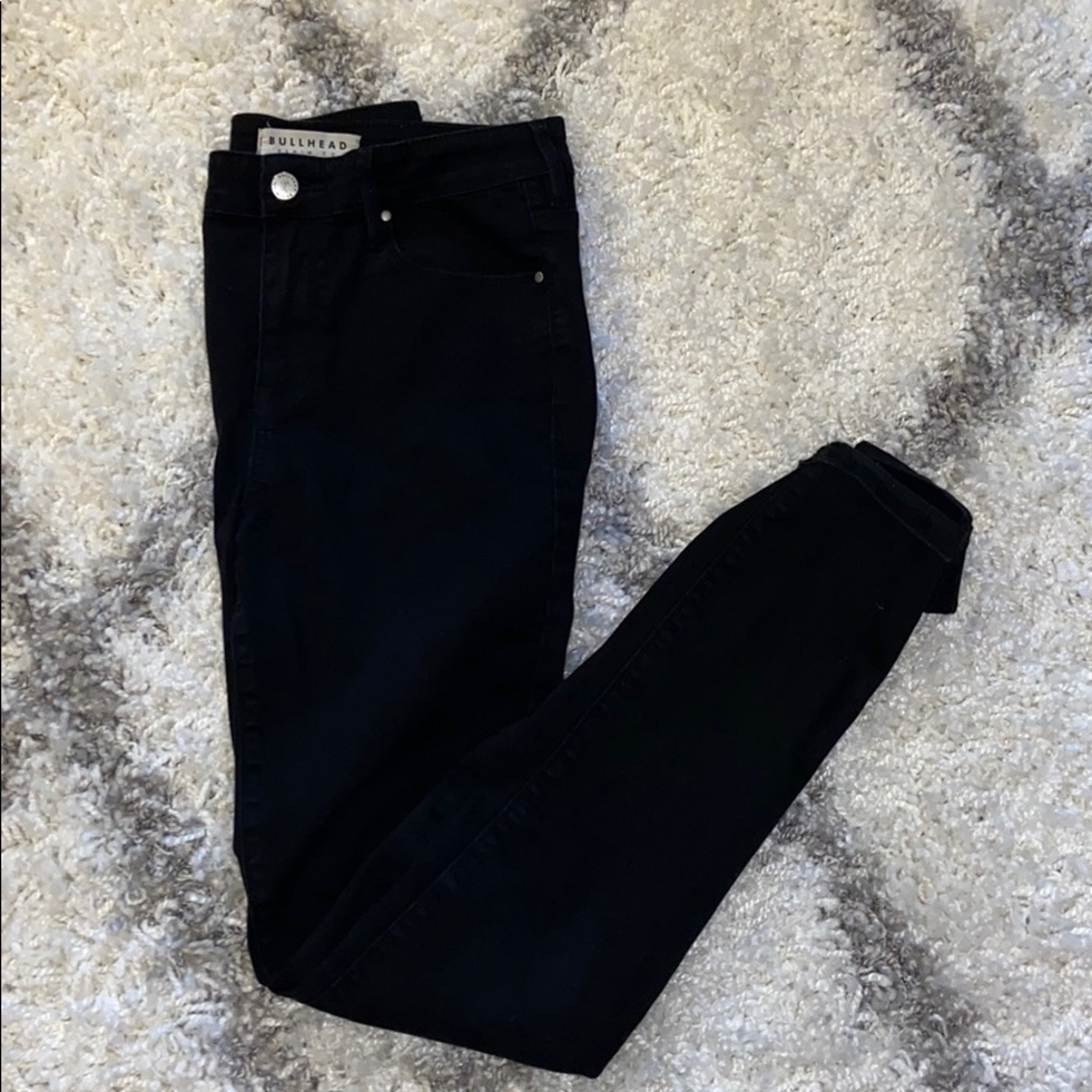 PAC SUN bullhead high rise skinny jeans